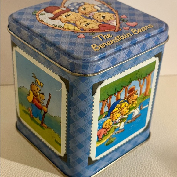 Vintage Berenstain Bears Tin Box 1997 Metal Storage Container - Picture 15 of 16